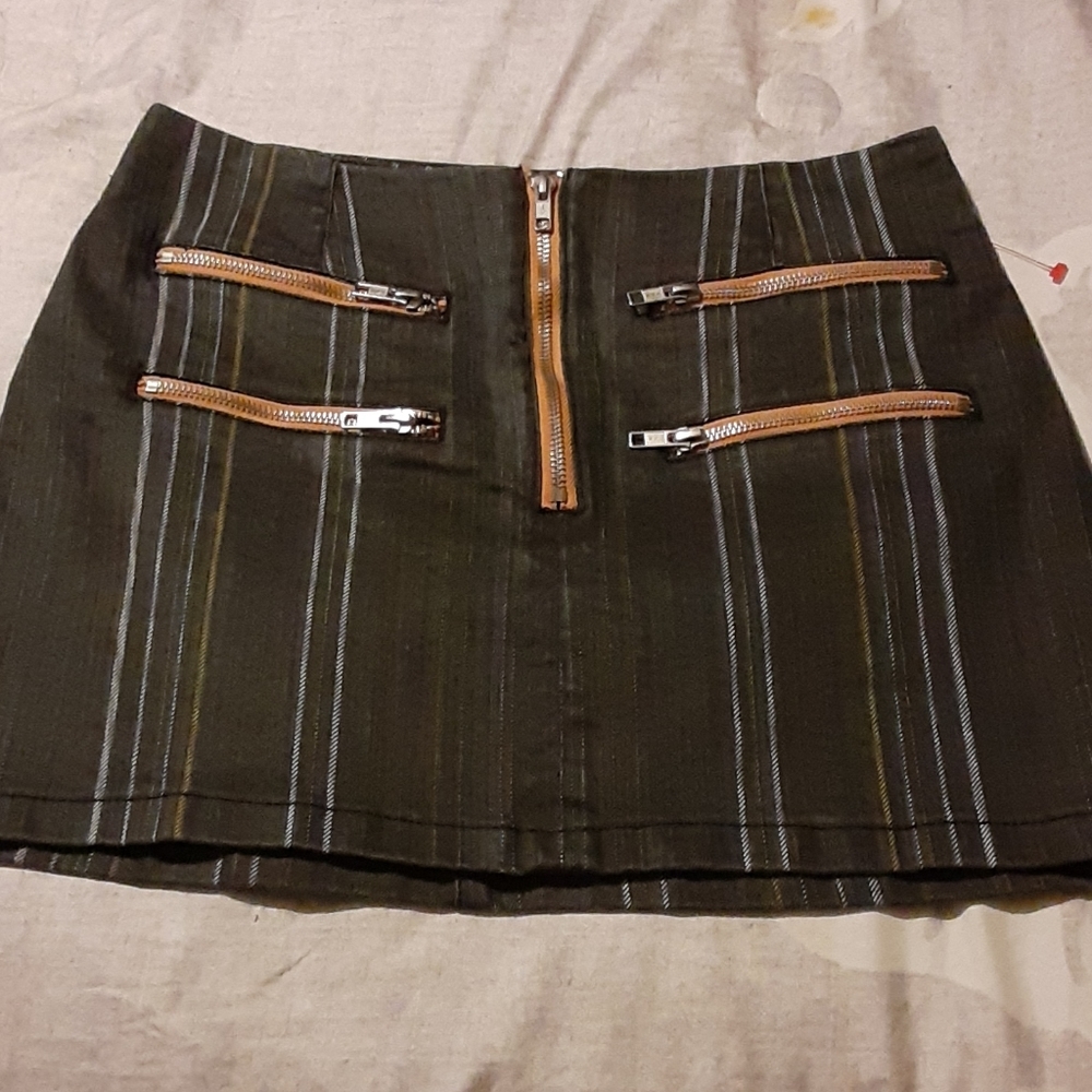 Urban Outfitters Size Small Grey Denim Mini Skirt